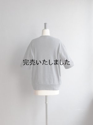 画像3: Gicipi(ジチピ) TONNO-コットンクルーネックリラックスフィットTシャツ グレー