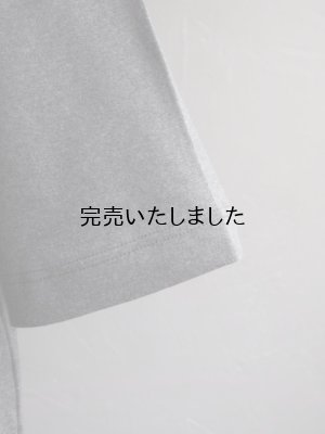 画像12: Gicipi(ジチピ) TONNO-コットンクルーネックリラックスフィットTシャツ グレー