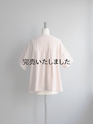 画像6: HARVESTY(ハーベスティ) 半袖アトリエブラウス ピンク