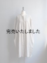 jujudhau(ズーズーダウ) BIB DRESS ビブドレス-LINEN NATURAL