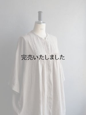 画像6: jujudhau(ズーズーダウ) BIB DRESS ビブドレス-LINEN NATURAL