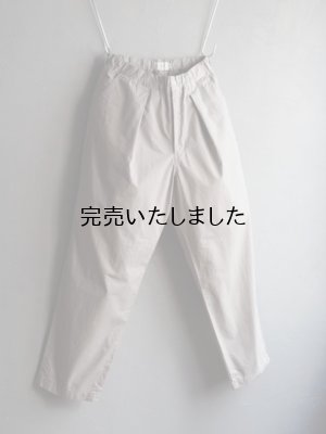 画像8: 【再入荷】Still By Hand(スティルバイハンド) 塩縮ドライタッチコットンテーパードパンツ トープ
