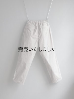 画像15: 【再入荷】Still By Hand(スティルバイハンド) 塩縮ドライタッチコットンテーパードパンツ トープ