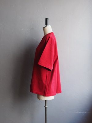 画像2: TOUGHER(タファー) BREA S/S TEE SOLID BLANK ポロレッド