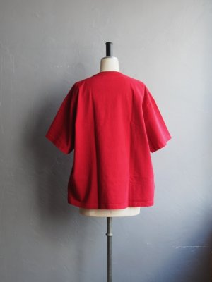 画像3: TOUGHER(タファー) BREA S/S TEE SOLID BLANK ポロレッド