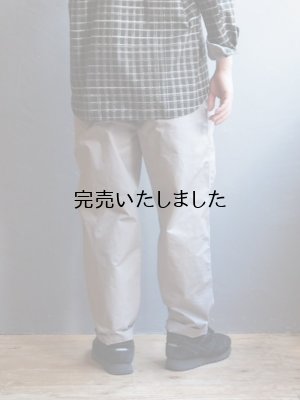 画像6: 【再入荷】Still By Hand(スティルバイハンド) 塩縮ドライタッチコットンテーパードパンツ トープ