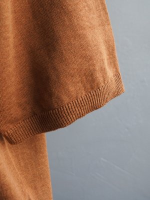 画像11: Still By Hand(スティルバイハンド) リネンコットンニットTシャツ ブリック