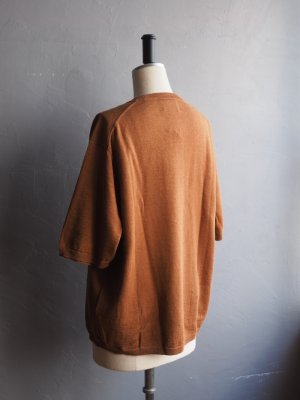 画像13: Still By Hand(スティルバイハンド) リネンコットンニットTシャツ ブリック