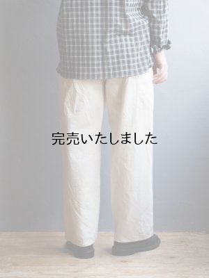 画像6: Still By Hand(スティルバイハンド) 8ozライトデニムパンツ エクル