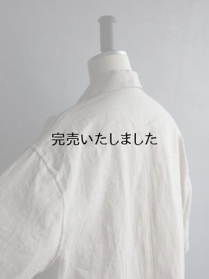 画像21: Still By Hand(スティルバイハンド) フレンチリネンWポケットオープンカラーシャツ ライトベージュ