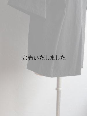 画像17: Still By Hand(スティルバイハンド) ナイロンオープンカラーシャツ インクブラック