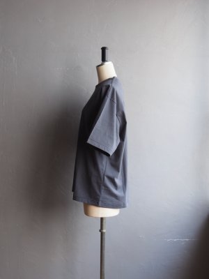 画像2: Still By Hand(スティルバイハンド) ボーダー天竺Tシャツ グレー×ネイビー