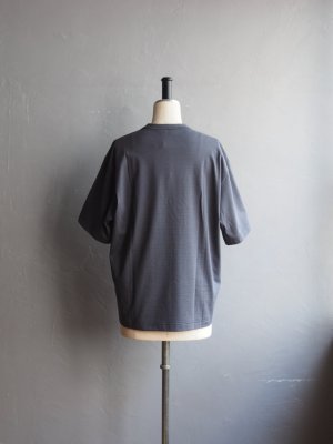 画像3: Still By Hand(スティルバイハンド) ボーダー天竺Tシャツ グレー×ネイビー