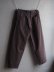 画像10: Style Craft Wardrobe(スタイルクラフトワードローブ) PANTS #7 organic weather SUMI