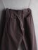 画像11: Style Craft Wardrobe(スタイルクラフトワードローブ) PANTS #7 organic weather SUMI