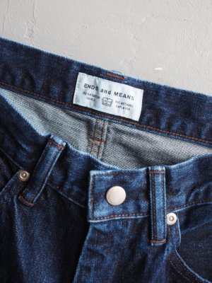 画像17: ENDS and MEANS(エンズアンドミーンズ) 5Pockets Denim Washed Indigo