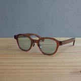 kearny eye wear(カーニーアイウェア) flanagan clear brown(blue green lens)