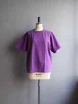 TOUGHER(タファー) BREA S/S TEE SOLID BLANK レイカーズパープル