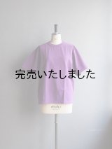 TOUGHER(タファー) BREA S/S TEE SOLID BLANK レイカーズパープル