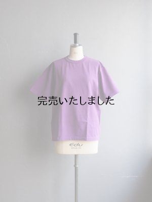 画像1: TOUGHER(タファー) BREA S/S TEE SOLID BLANK レイカーズパープル