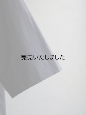 画像16: Still By Hand(スティルバイハンド) コットンナイロン変形スリーブシャツ ネイビー