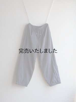 画像4: Still By Hand(スティルバイハンド) コットンナイロンミリタリートレーニングパンツ ネイビー