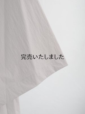 画像11: Still By Hand(スティルバイハンド) ナイロン変形ラグランショートスリーブシャツ チャコールブラウン