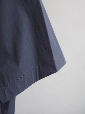 画像11: Still By Hand(スティルバイハンド) ナイロン変形ラグランショートスリーブシャツ ネイビー