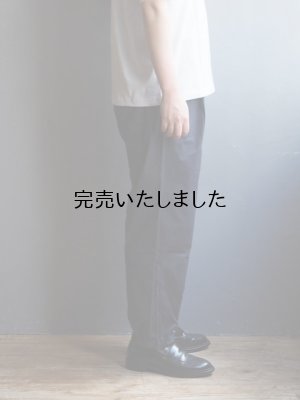 画像2: Still By Hand(スティルバイハンド) コットンナイロンミリタリートレーニングパンツ ネイビー