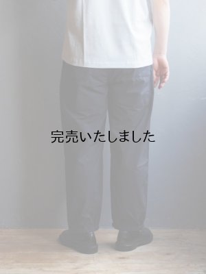 画像3: Still By Hand(スティルバイハンド) コットンナイロンミリタリートレーニングパンツ ネイビー