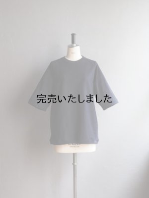 画像4: 【再入荷】Still By Hand(スティルバイハンド) スウェットライクTシャツ ネイビー