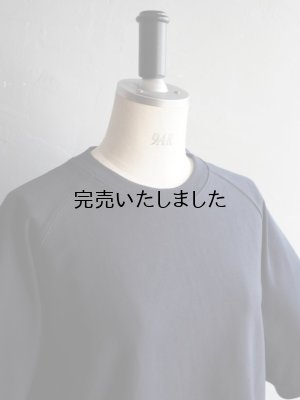 画像8: 【再入荷】Still By Hand(スティルバイハンド) スウェットライクTシャツ ネイビー