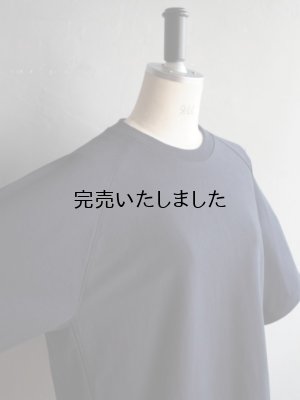 画像10: 【再入荷】Still By Hand(スティルバイハンド) スウェットライクTシャツ ネイビー
