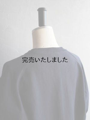 画像18: 【再入荷】Still By Hand(スティルバイハンド) スウェットライクTシャツ ネイビー