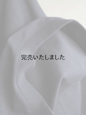 画像21: 【再入荷】Still By Hand(スティルバイハンド) スウェットライクTシャツ ネイビー