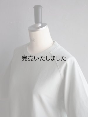 画像12: 【再入荷】Still By Hand(スティルバイハンド) スウェットライクTシャツ ミント