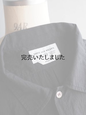 画像18: ENDS and MEANS(エンズアンドミーンズ) Nizza Shirts ブラック