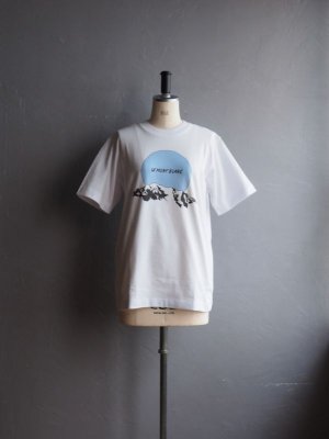 画像1: ATELIER AMELOT-アトリエアメロ PRINT TEE LE MONT BLANC ホワイト