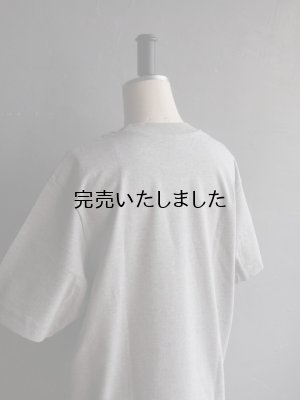 画像12: ATELIER AMELOT-アトリエアメロ PRINT TEE COUPE DE FOUDRE グレー