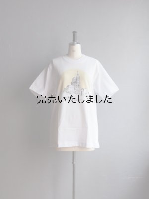 画像1: ATELIER AMELOT-アトリエアメロ PRINT TEE Marseille  ホワイト