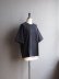 画像5: Still By Hand(スティルバイハンド) 強燃天竺サドルスリーブTシャツ ブラックネイビー
