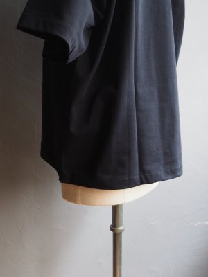 画像16: Still By Hand(スティルバイハンド) 強燃天竺サドルスリーブTシャツ ブラックネイビー