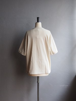 画像3: Still By Hand(スティルバイハンド) コットンシルクネップTシャツ エクル