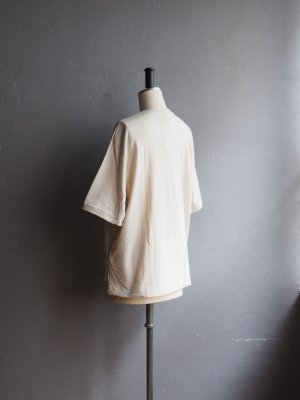 画像4: Still By Hand(スティルバイハンド) コットンシルクネップTシャツ エクル