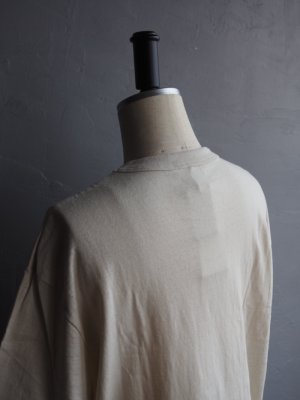 画像13: Still By Hand(スティルバイハンド) コットンシルクネップTシャツ エクル