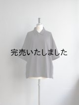 Still By Hand(スティルバイハンド) カットソーポロシャツ ブラック