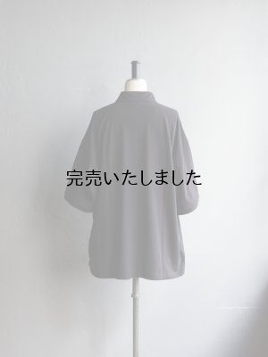 画像3: Still By Hand(スティルバイハンド) カットソーポロシャツ ブラック