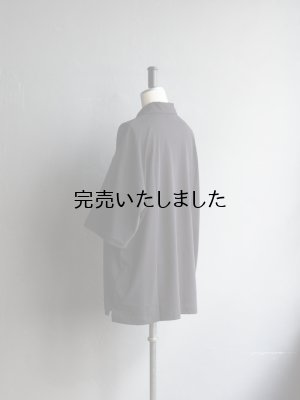 画像4: Still By Hand(スティルバイハンド) カットソーポロシャツ ブラック