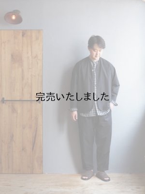 画像19: Style Craft Wardrobe(スタイルクラフトワードローブ) PANTS #9 cotton linen typewriter BLACK