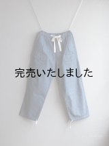 ARAN(アラン) OVER PT-3-オーバーパンツ-インディゴ（ネイビーステッチ）